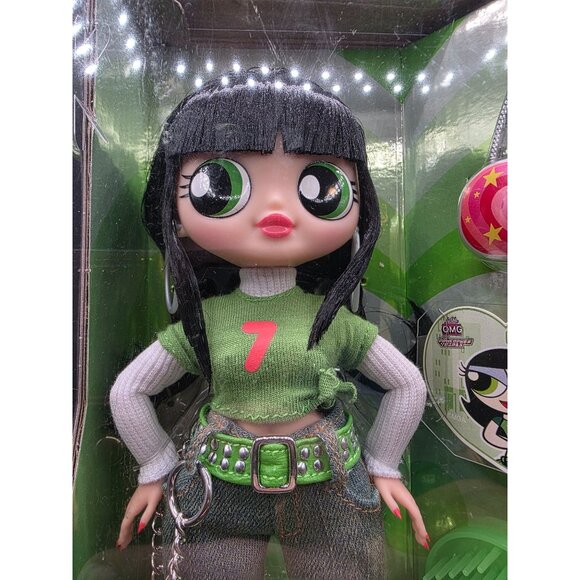 LOL Surprise! O.M.G. Powerpuff Girls Buttercup Doll With 8 Accessories Green & B - Picture 2 of 10